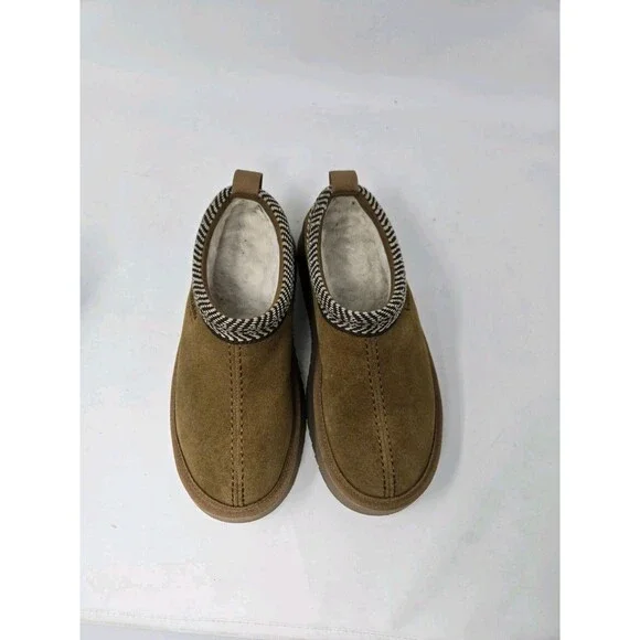 Koolaburra by UGG Burree Womens Slippers Sz 8 Chessnut Platform Shoe - Picture 9 of 9